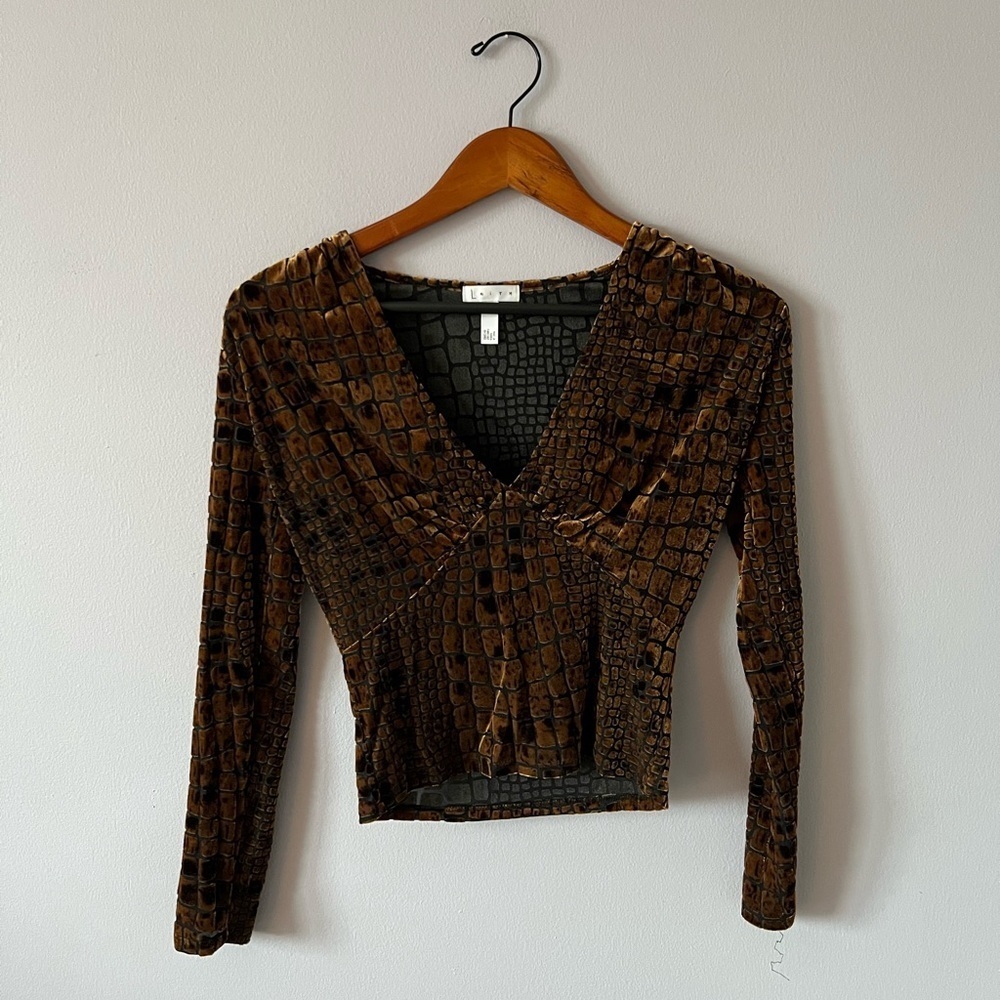 Leith Textured Long Sleeve Top